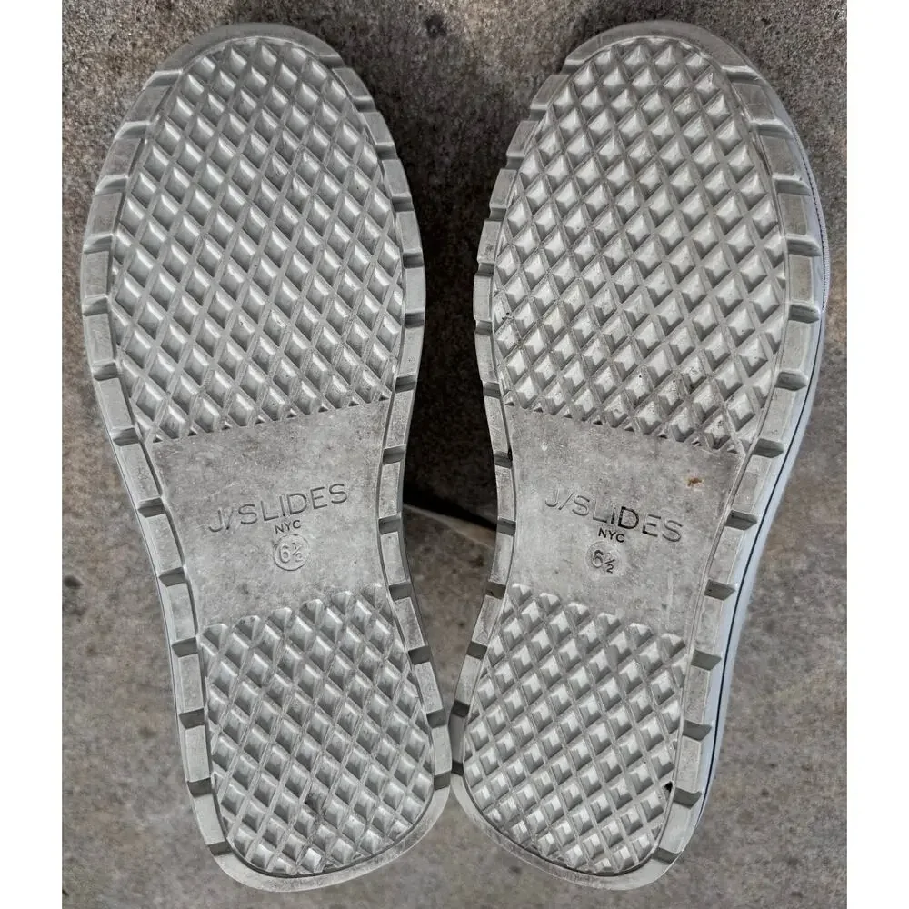 J/Slides Gracie In Sand Suede Leather Mid Platform Tennis Shoes Women's 6.5